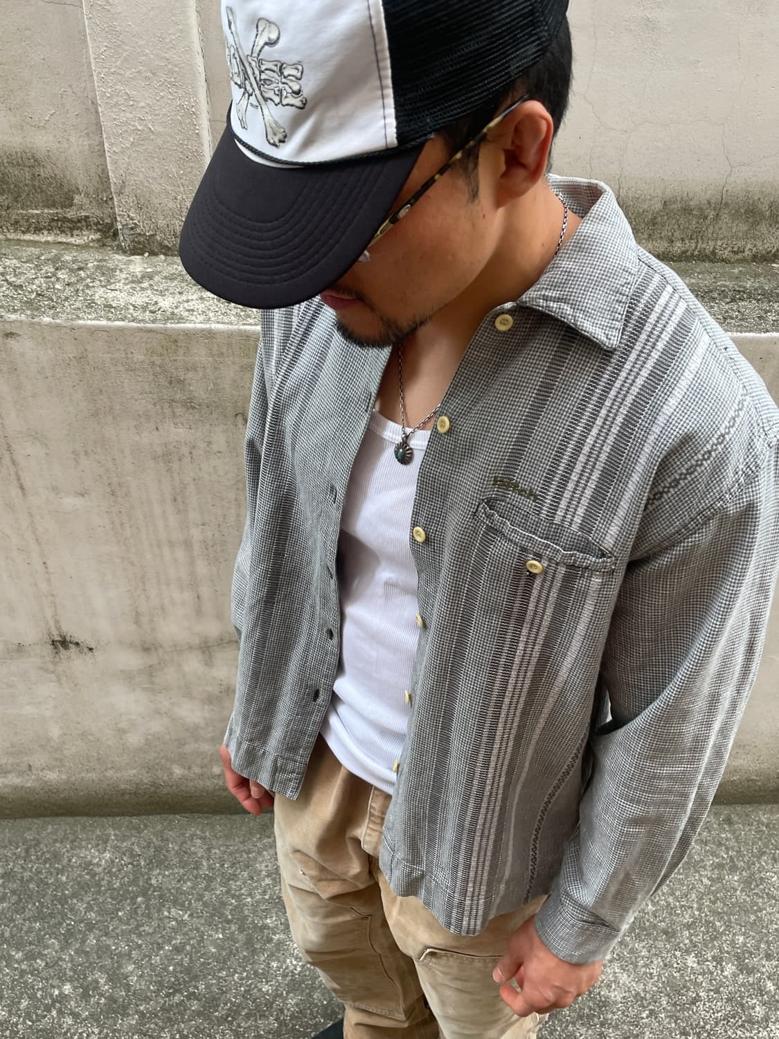 90-00s Bitch Flannel Check Shirt 상품이미지7