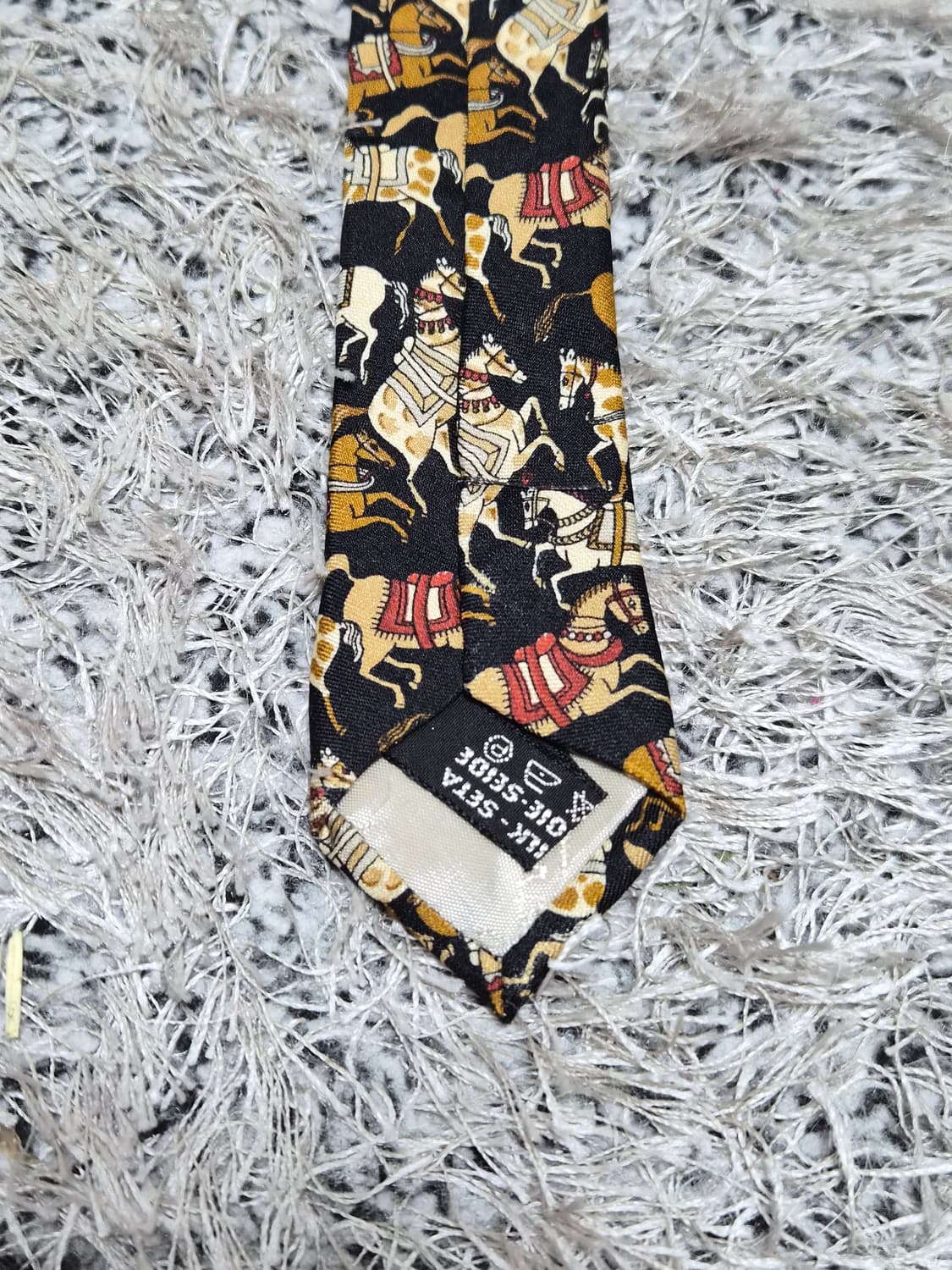 페레가모Ferragamo 말 패턴 넥타이 Free - N66 상품이미지7