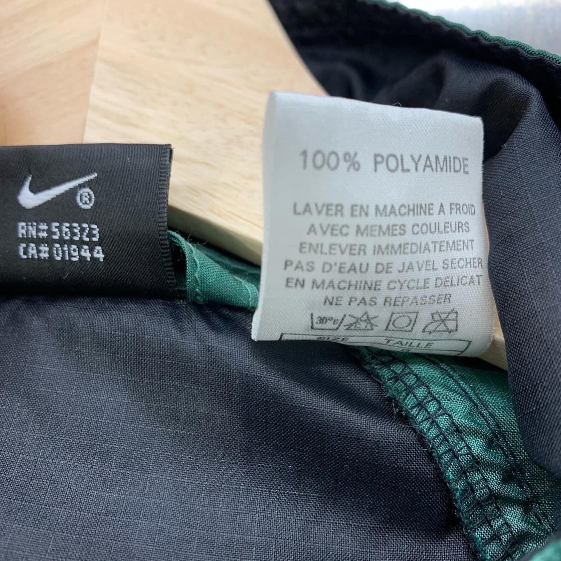 나이키 블루그린 배색 윈드브레이커 상품이미지8