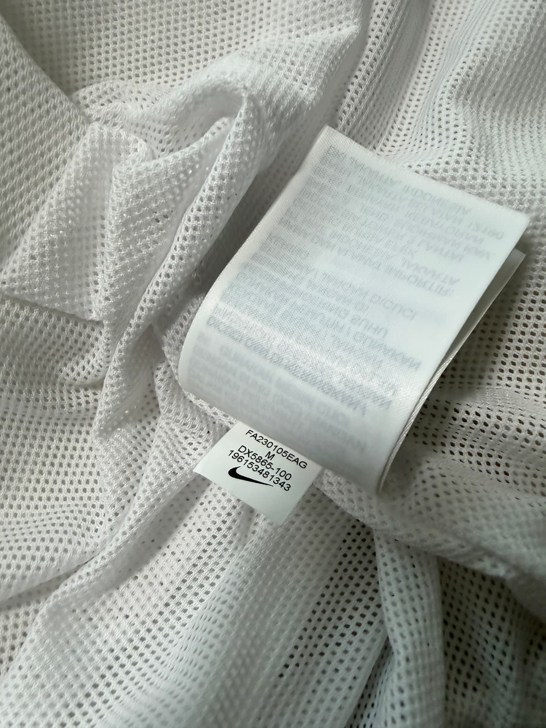 나이키 화이트 바람막이 점퍼 M 상품이미지6