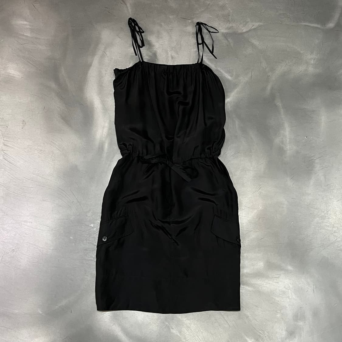  dkny 슬리브리스 실크 원피스 y15982 상품이미지1