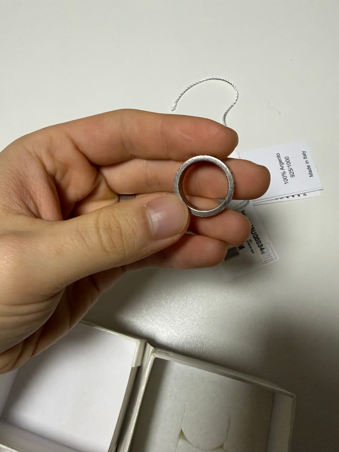 커플링 메종 마르지엘라 뉴메리컬 숫자 반지 실버 남자 4(16호) 상품이미지3