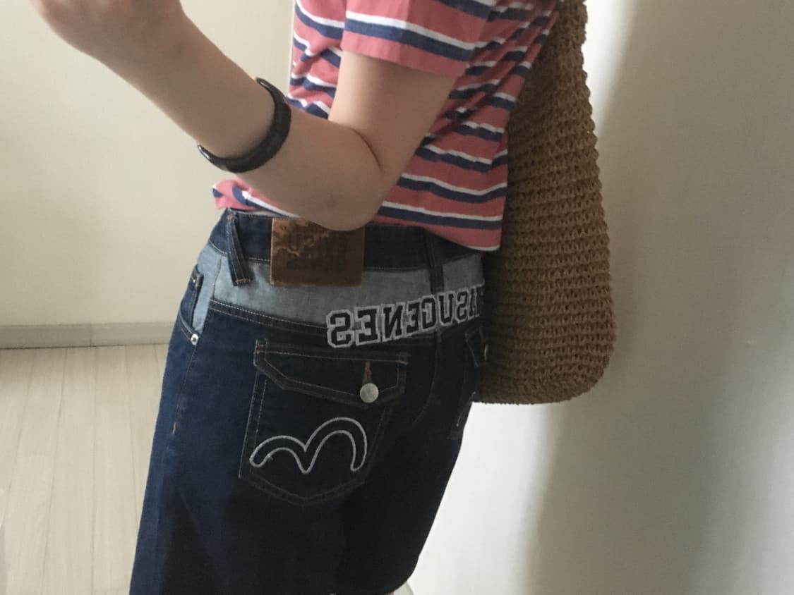 Evisu denim shorts 상품이미지1