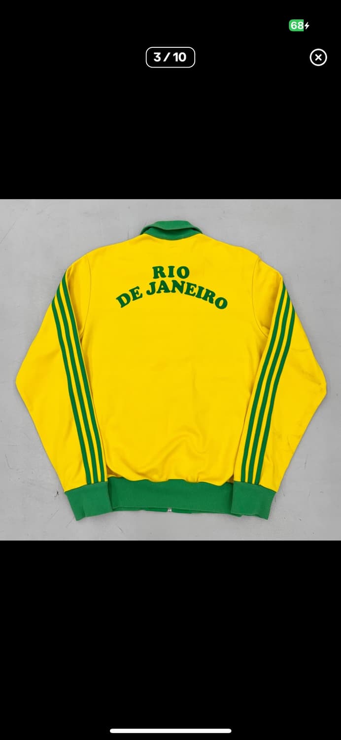 아디다스 파이어레드 브라질 트랙집업 XL 상품이미지2