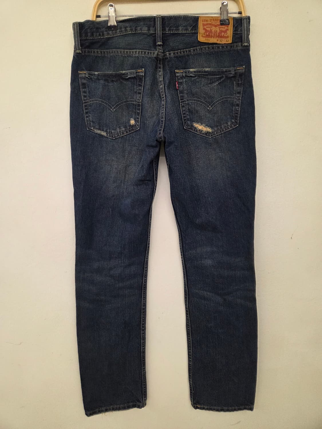 리바이스 511 데미지 워싱 청바지 상품이미지6