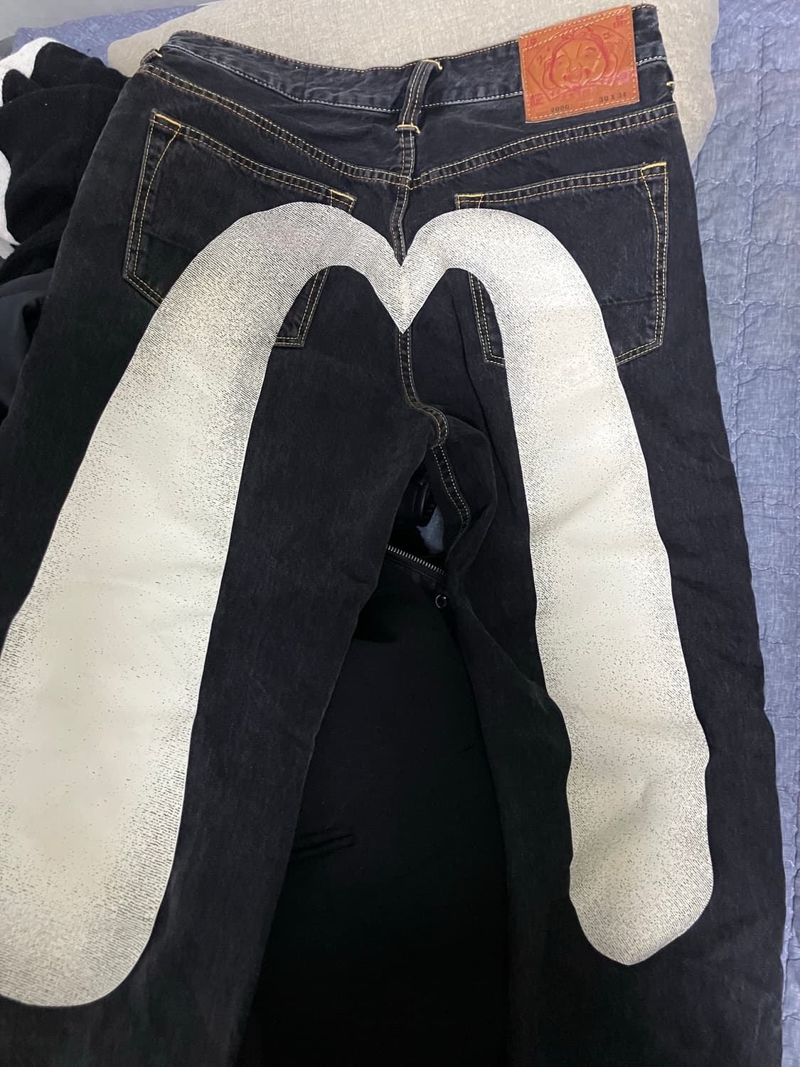 에비수 빅 다이콕 데님 팬츠 상품이미지1