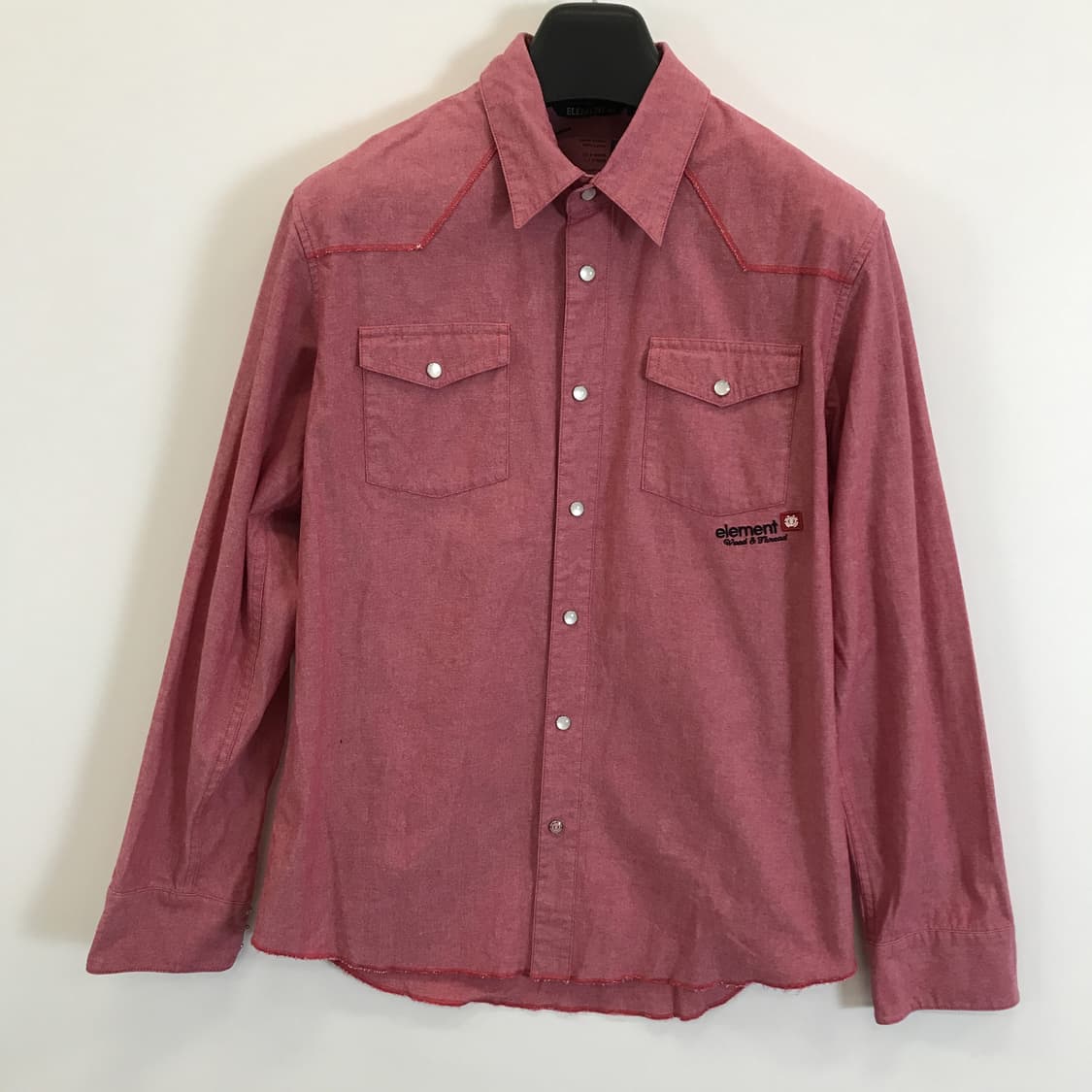 ELEMENT skateborad 00s Y2K 웨스턴 스냅셔츠 [L] 상품이미지1
