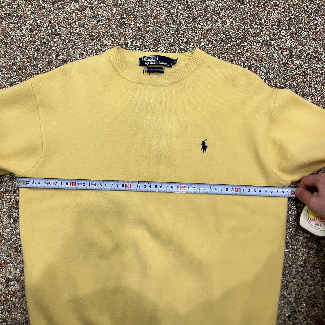111 폴로 니트 옐로우 상품이미지4