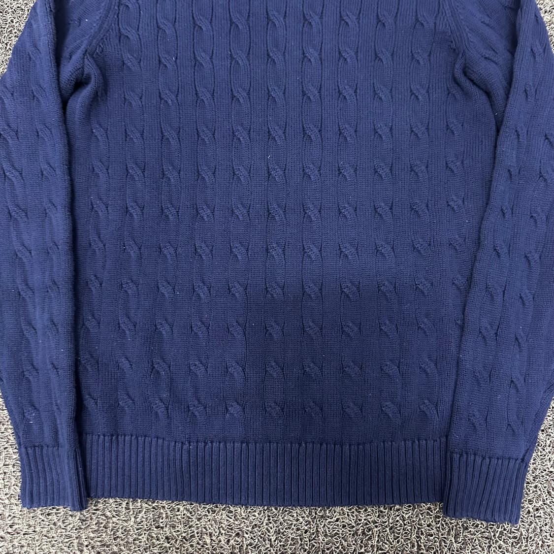 라코스테 케이블 꽈배기 니트 네이비 S 상품이미지7