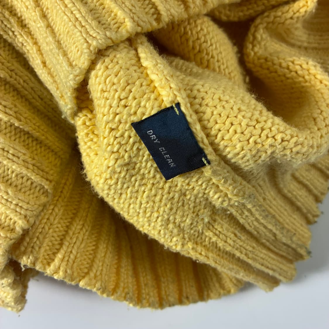 Polo  폴로 랄프로렌 90,s 자수 코튼 옐로우 니트  상품이미지5