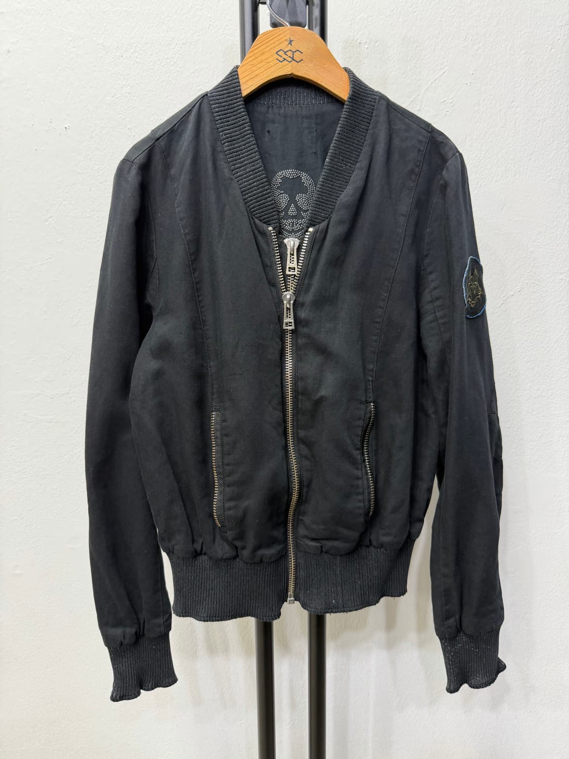 정품) 쟈딕앤볼테르 이중잠금 봄버 자켓 M 상품이미지1