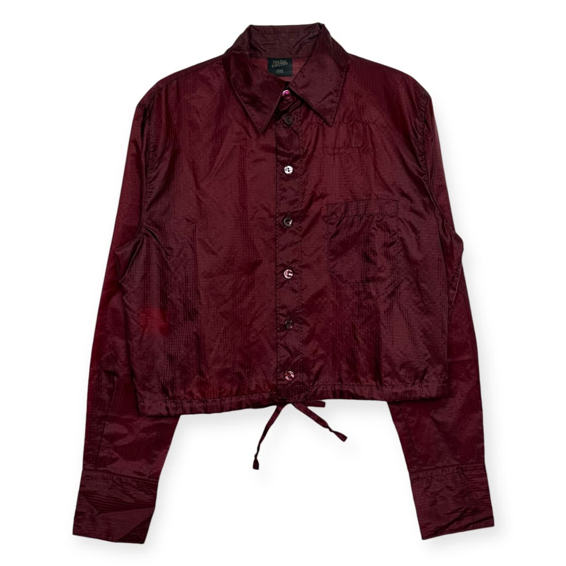 장폴고티에 립스탑 크롭 셔츠 상품이미지1