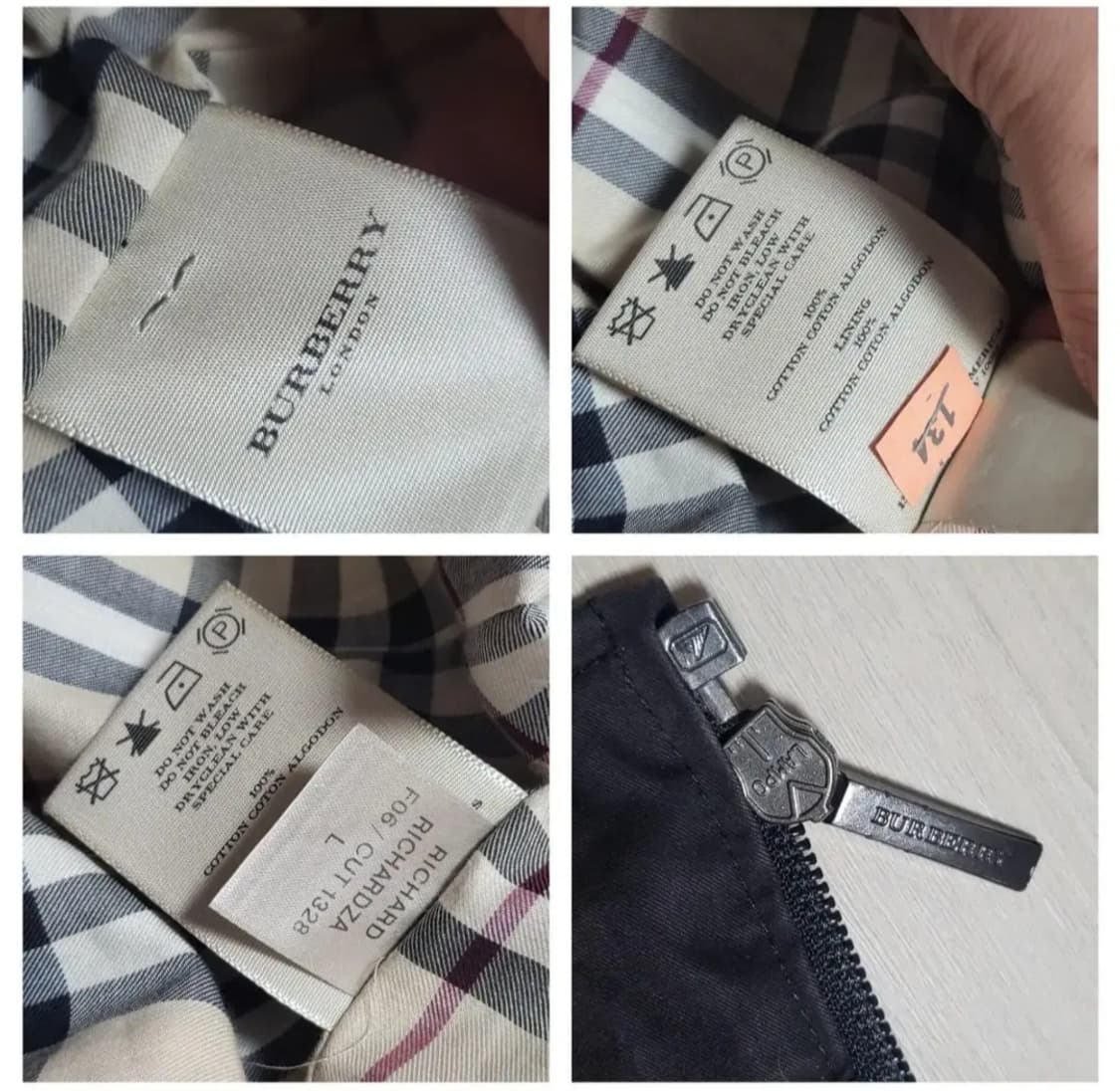 (L) 버버리자켓 버버리블루종자켓 버버리런던 버버리바라쿠타자켓 상품이미지7