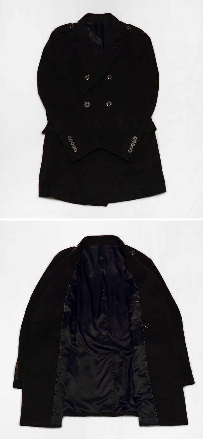 버튼옴므 제일모직 울캐시미어 핸드메이드 클래식 더블 코트 (100) 상품이미지3