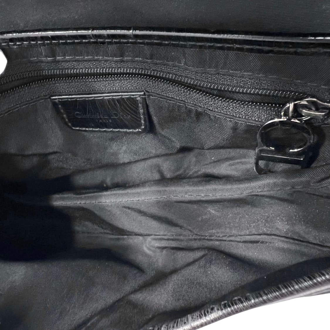 디올 새들백 블랙 나일론 상품이미지9
