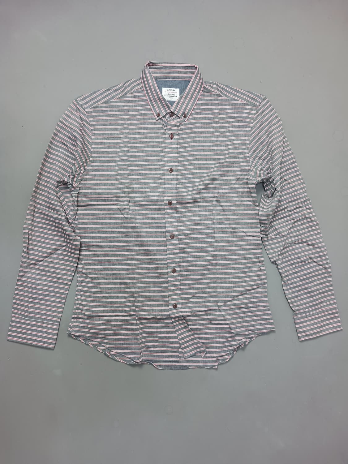 새제품 [105] 마인드브릿지 멀티플비즈 스트라이프 캐쥬얼 셔츠 상품이미지1