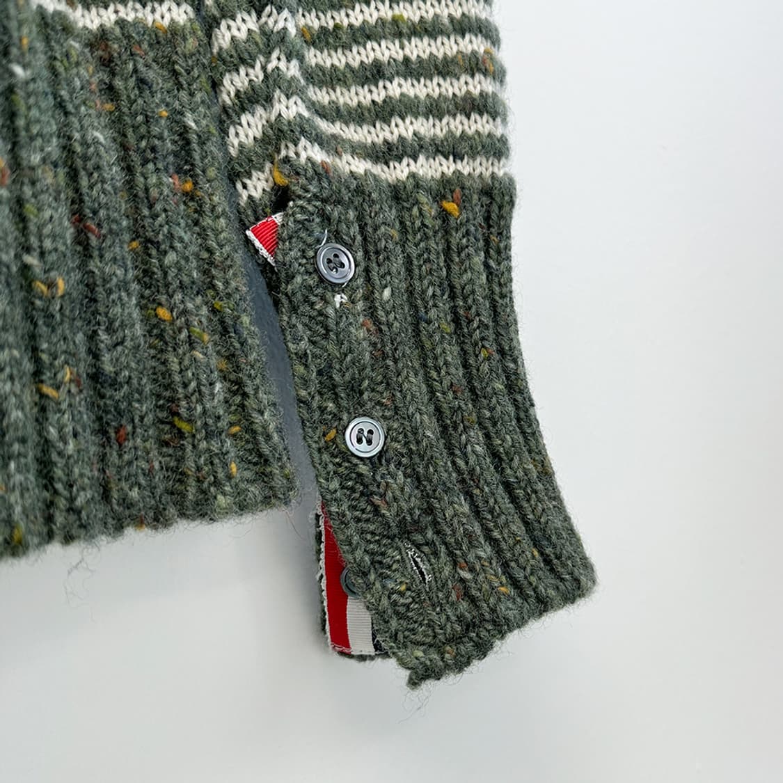 톰브라운 울 100% 페어아일 니트 스웨터 파워 정품 여성 1 상품이미지5