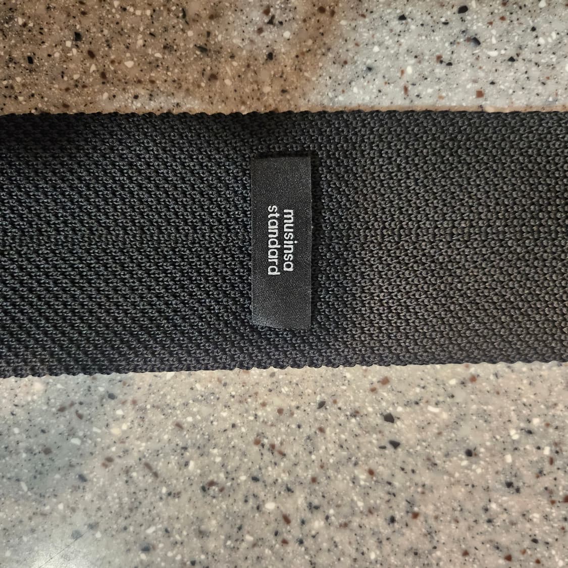 [실착1~2회미만] 무신사스탠다드 - 솔리드 니트 타이 [블랙 - FRE 상품이미지5