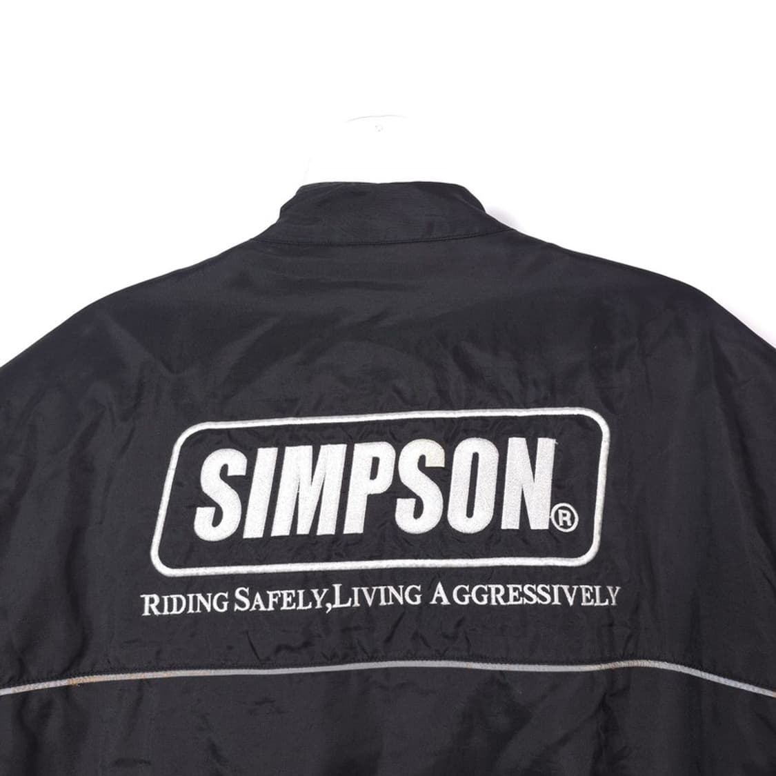 SIMPSON 올드스쿨 로고 자수 레이싱 자켓 L 상품이미지5