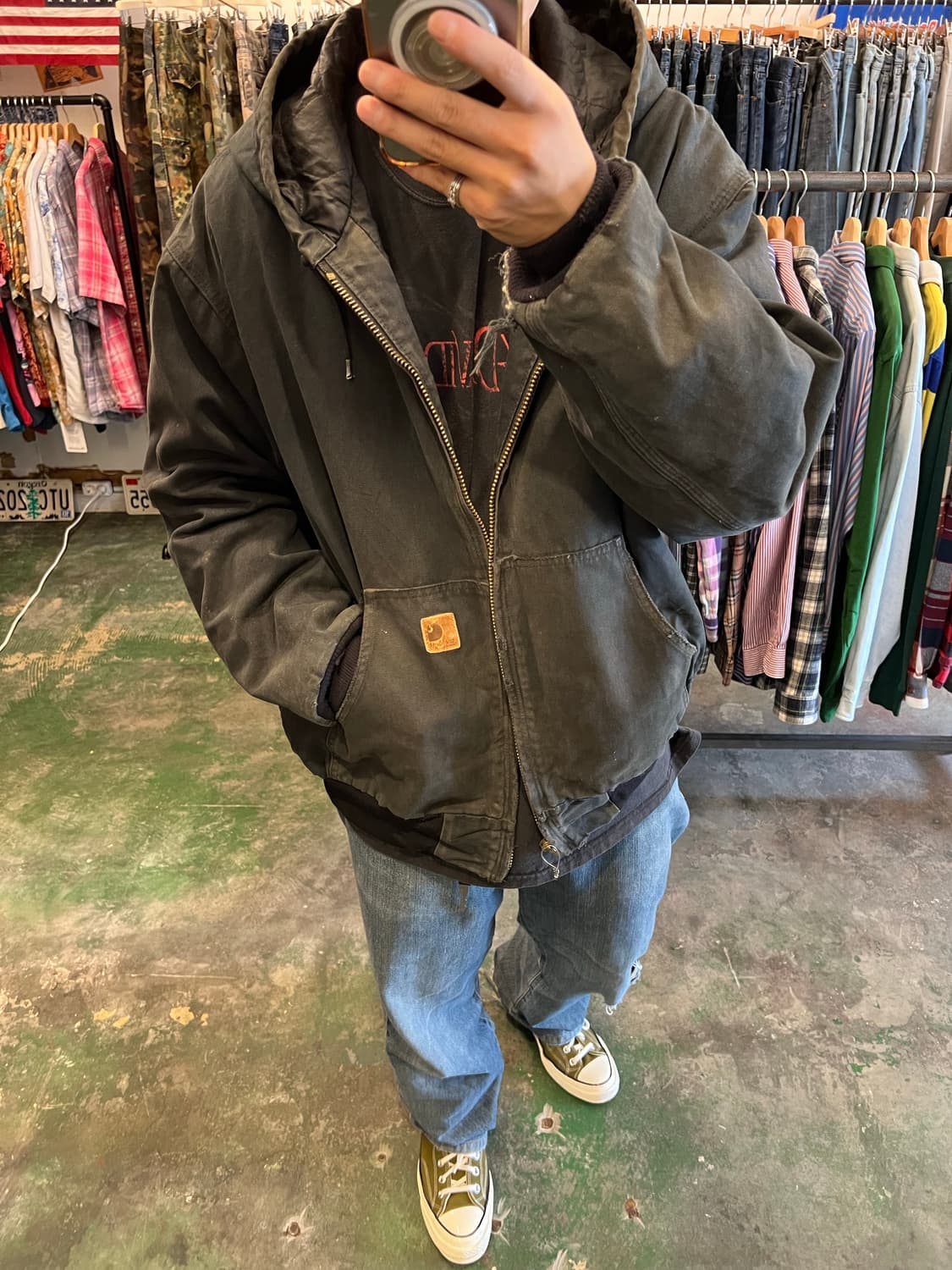 00s 칼하트 J280 워시드 덕 액티브 자켓 BLK XL 상품이미지3