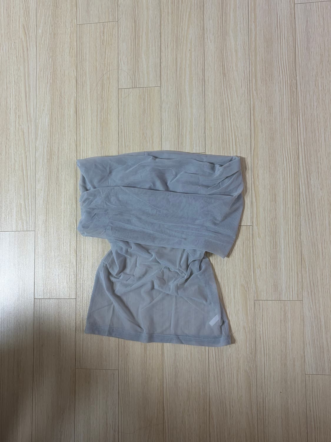 (실착1회) 블루 나시 오프숄더 상품이미지1