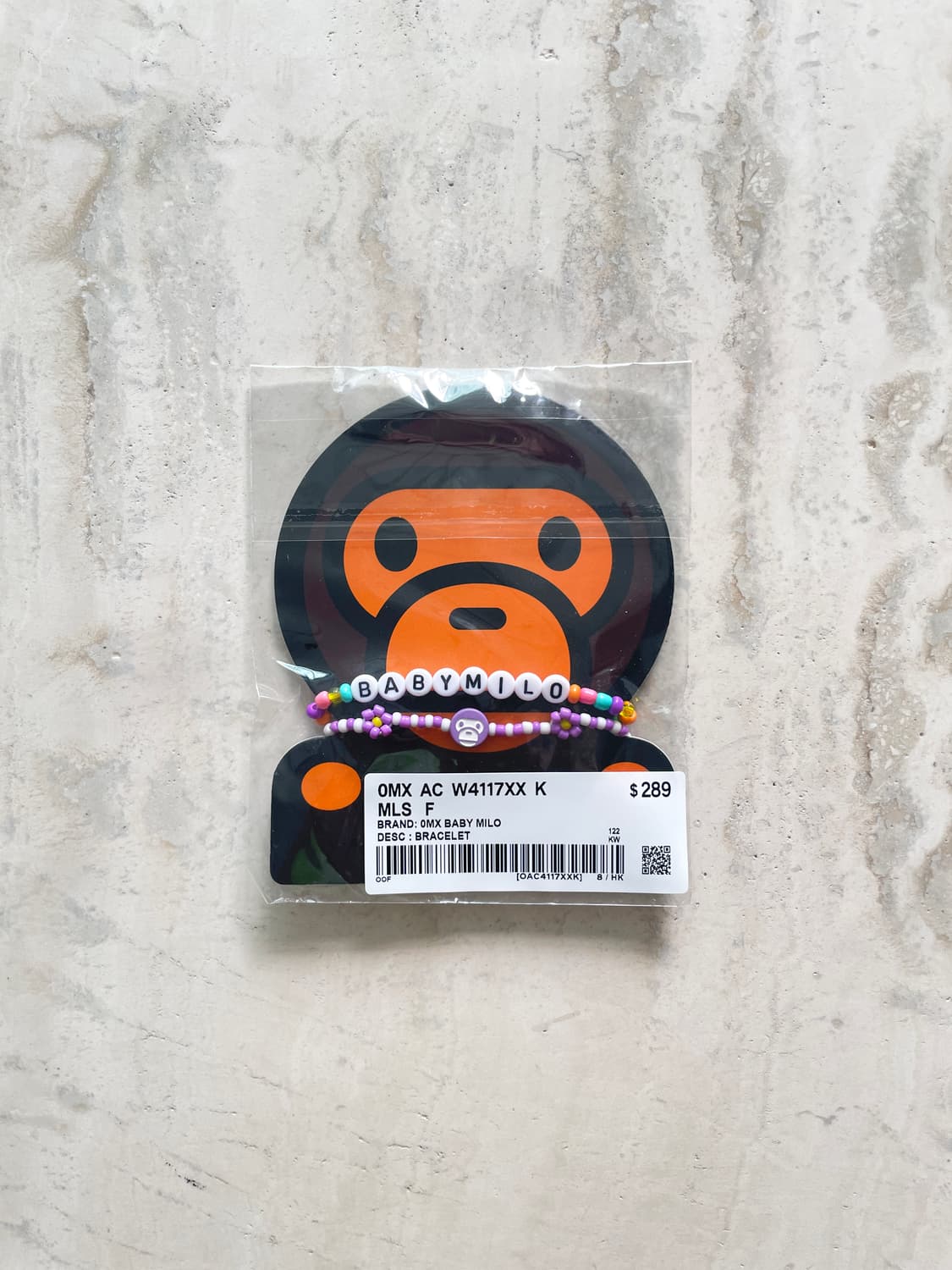 BAPE BABY MILO 베이프 베이비 마일로 브레이슬릿 팔찌 상품이미지1