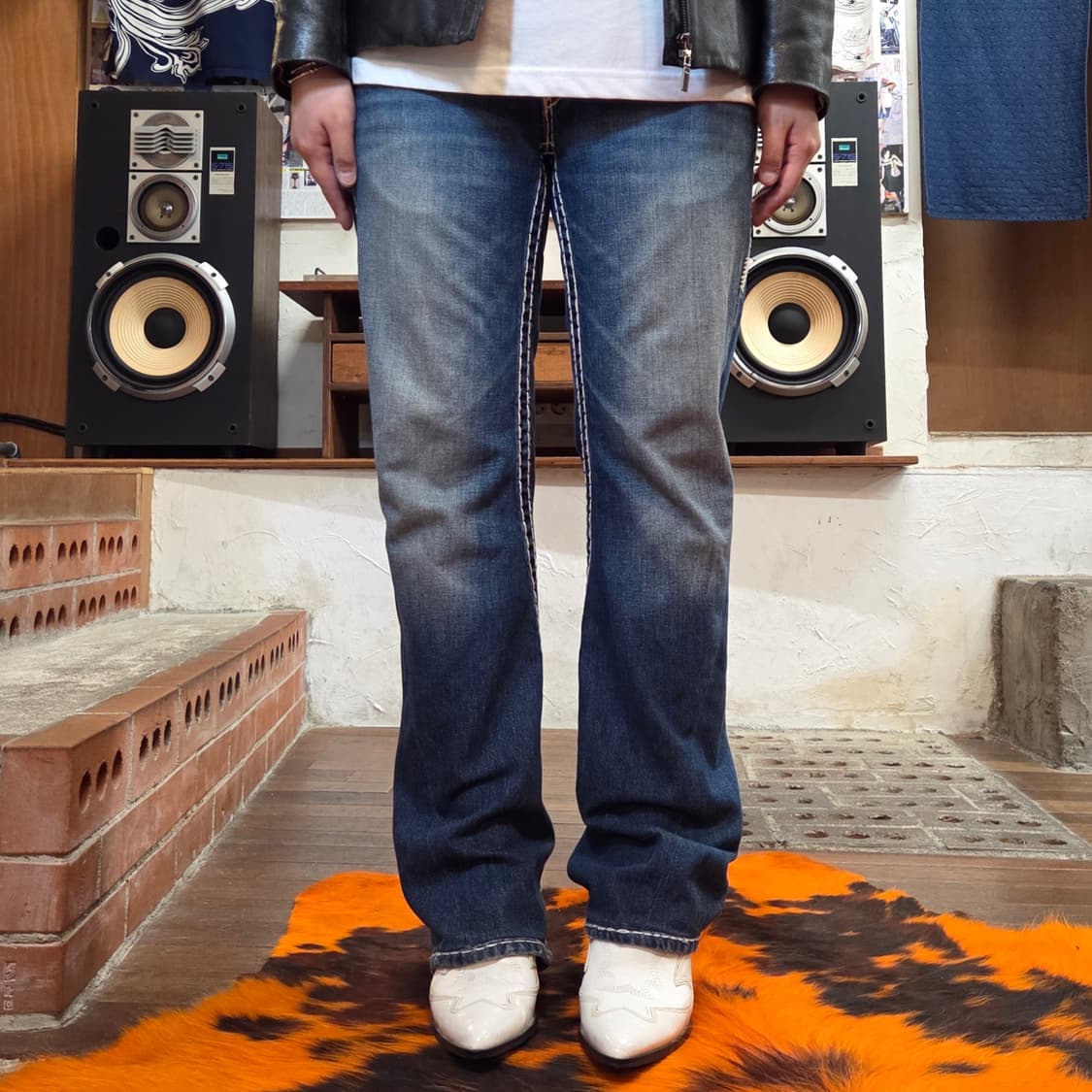 트루릴리전 조이 슈퍼티 중청 데님 팬츠 상품이미지2