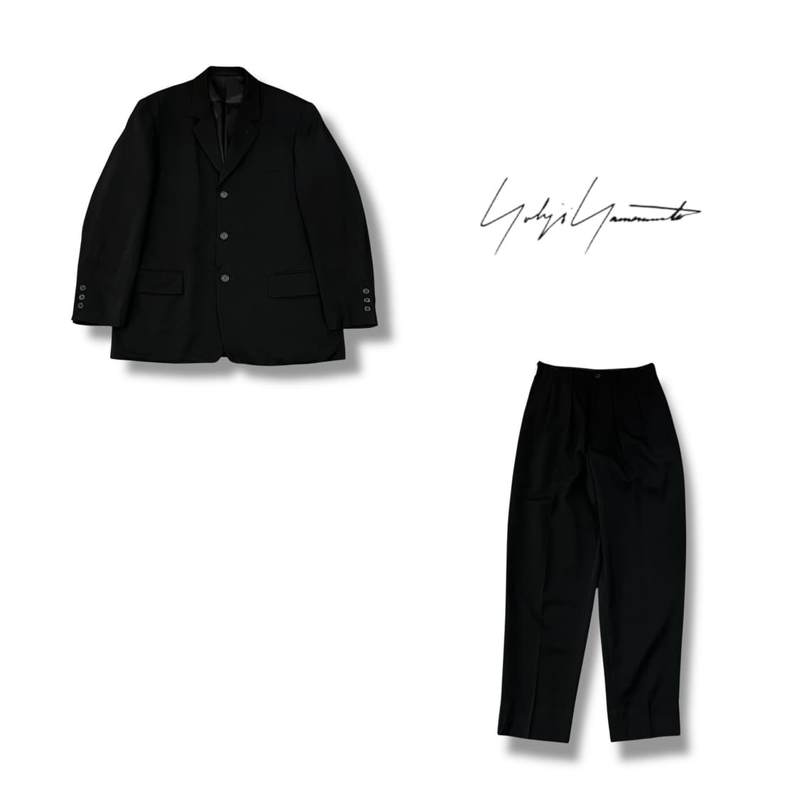  요지야마모토 울 셋업 y14373 상품이미지1