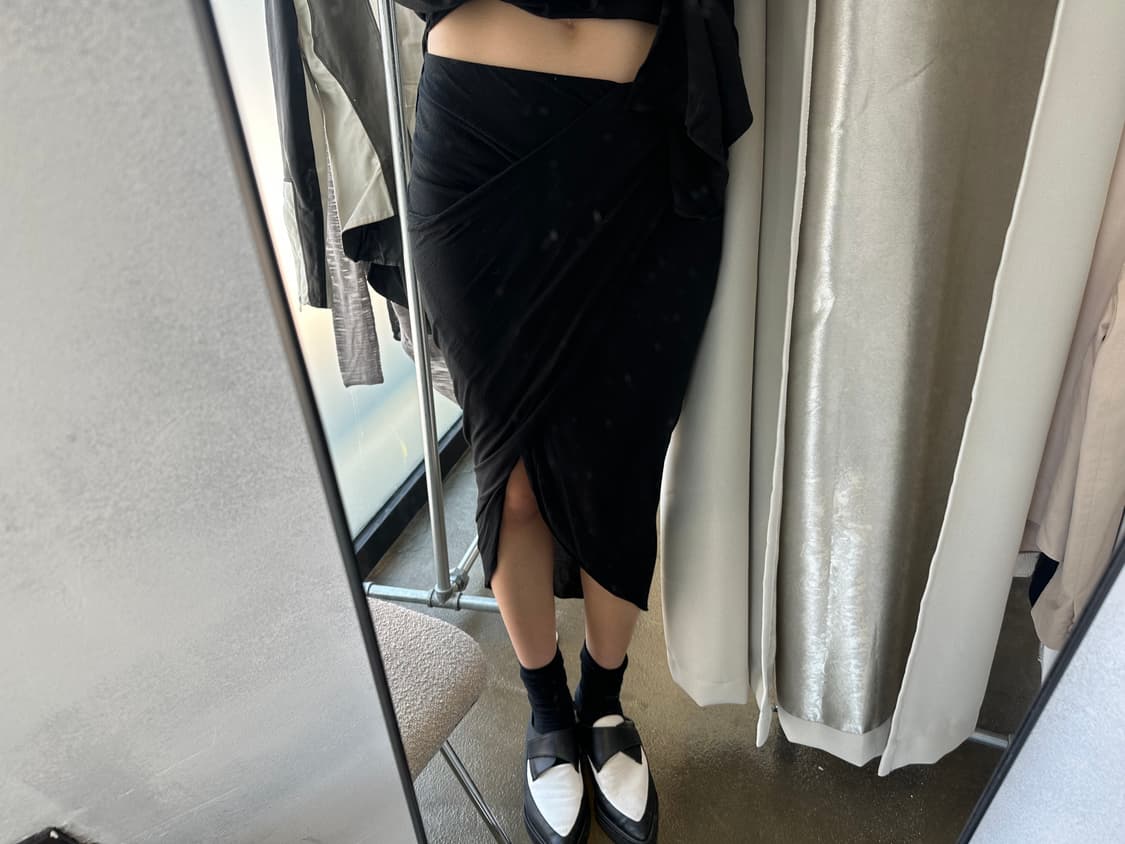 Helmut Lang Ruffle Skirt 상품이미지1