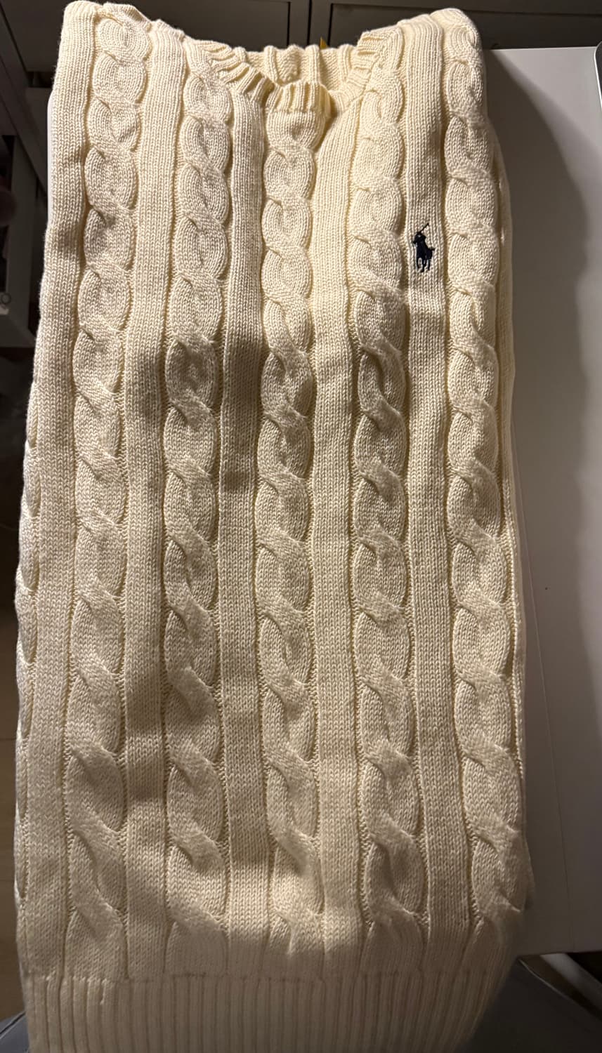 폴로 랄프 로렌 케이블 니트 앤도버크림 상품이미지3