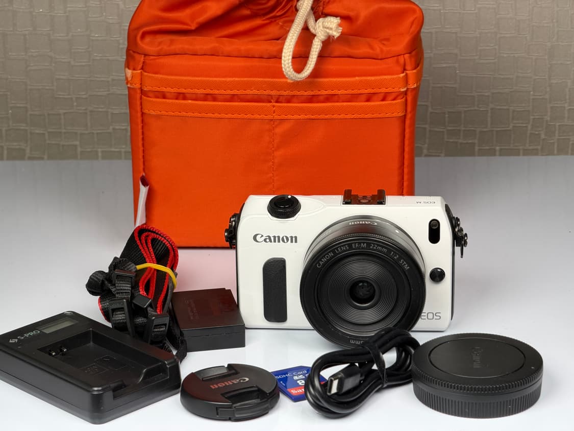캐논 EOS M2 미러리스 레트로 카메라 22mm 렌즈 상품이미지1