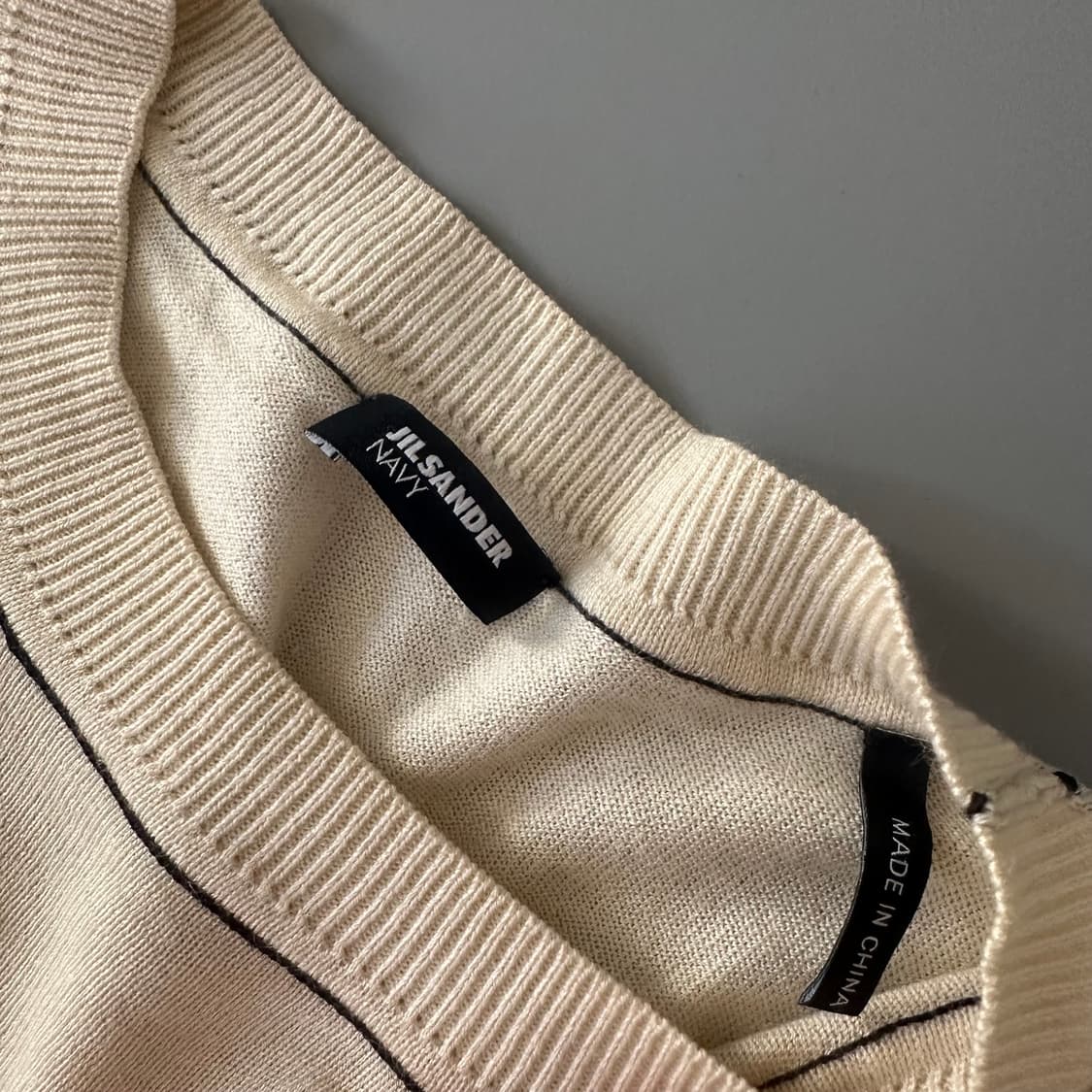 질샌더 jil sander navy 실크 혼방 니트 상품이미지5