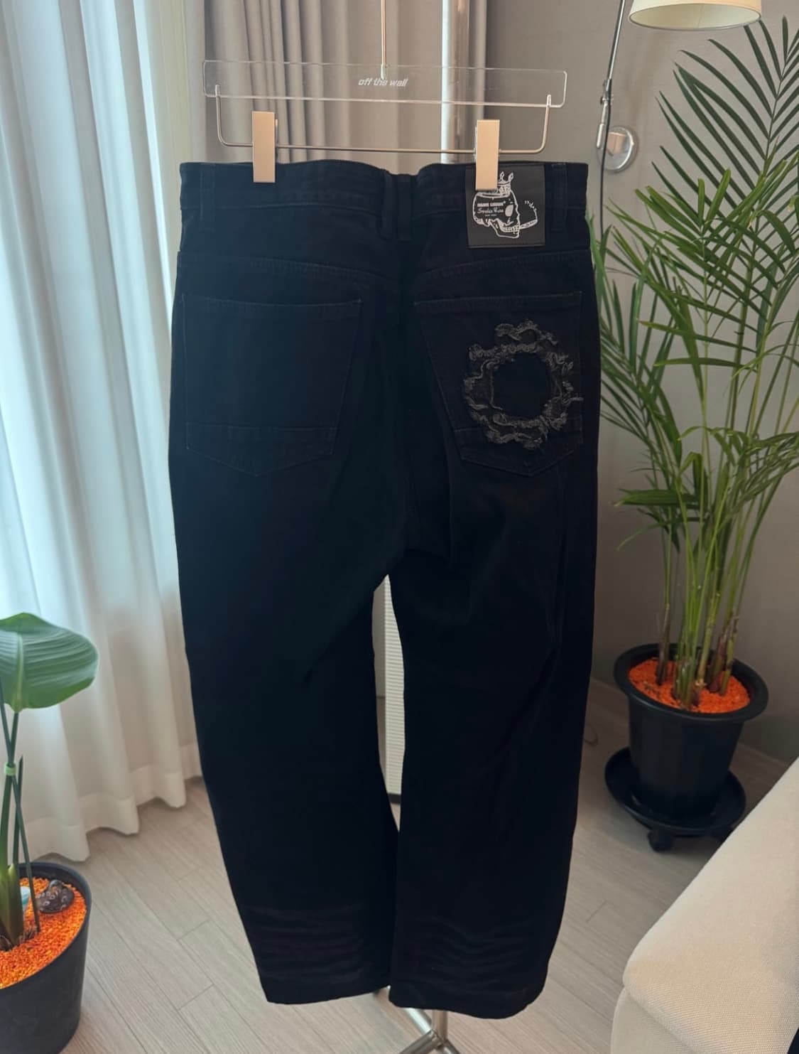 인세인개러지X스모크라이즈 콜라보 스티치 데님 32 상품이미지3