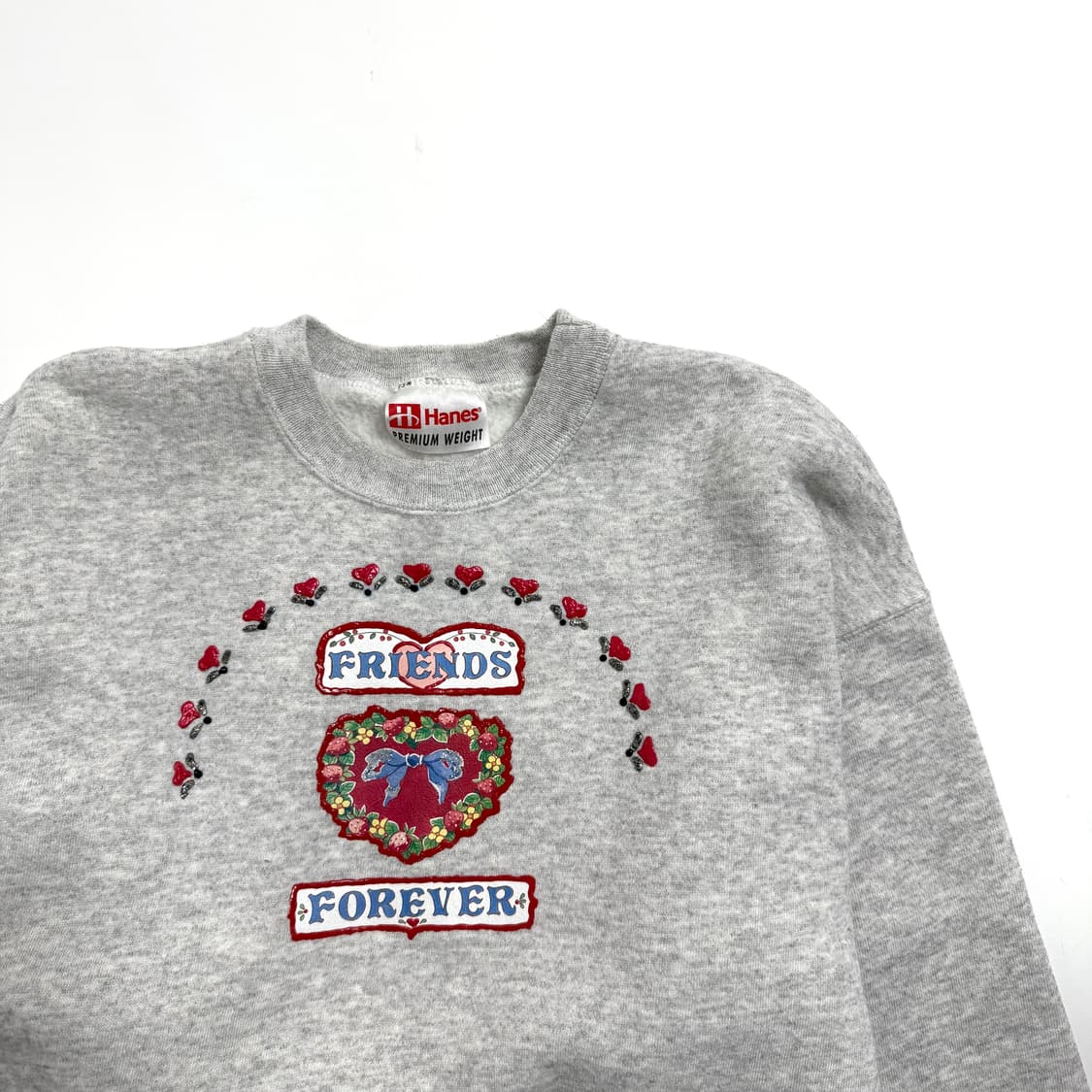 90’s hanes 퍼프프린팅 스웻셔츠 상품이미지3