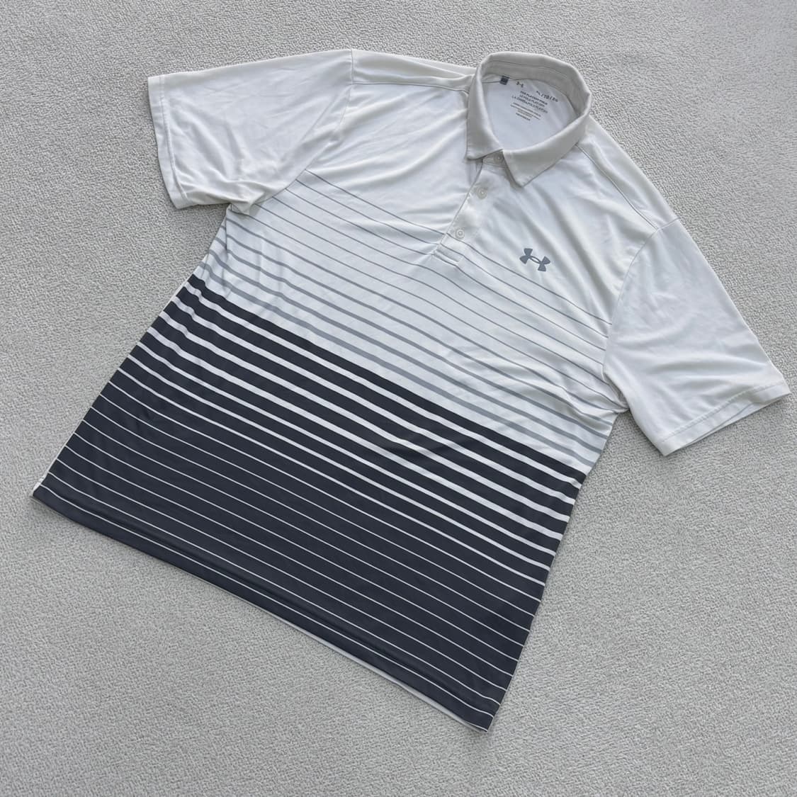 XL 언더아머 스트라이프 반팔 티셔츠 0413E 상품이미지1