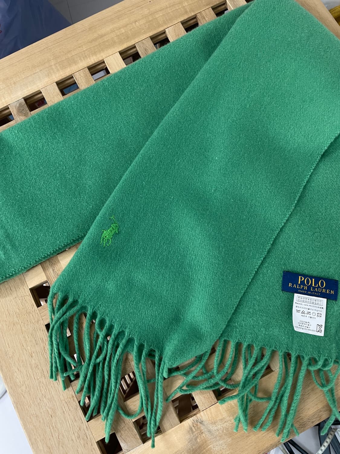 폴로 랄프로렌 캐시미어 목도리 (공용) 상품이미지2