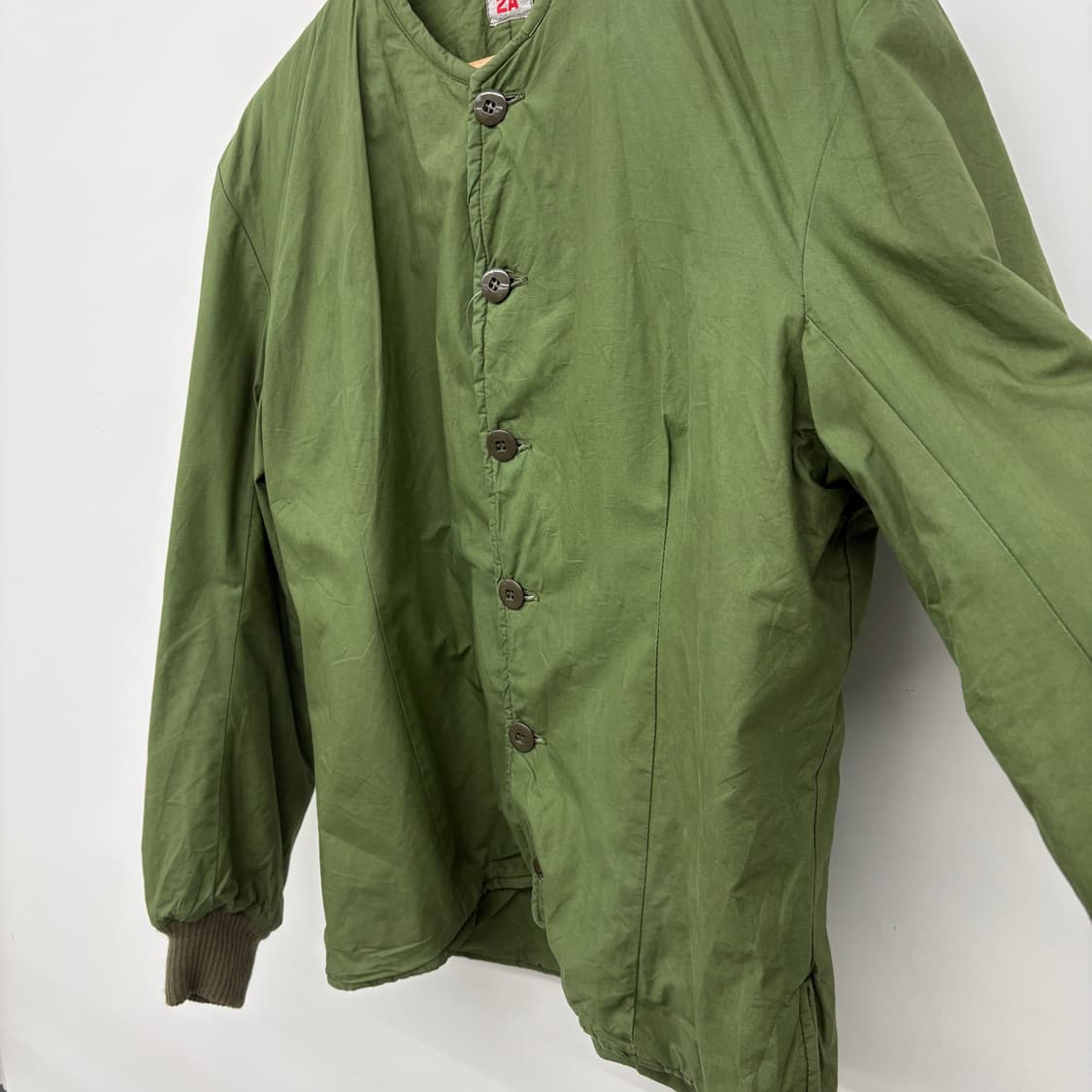 빈티지 스웨덴 70~80s 밀리터리 야상 점퍼 카키 2A L 상품이미지4