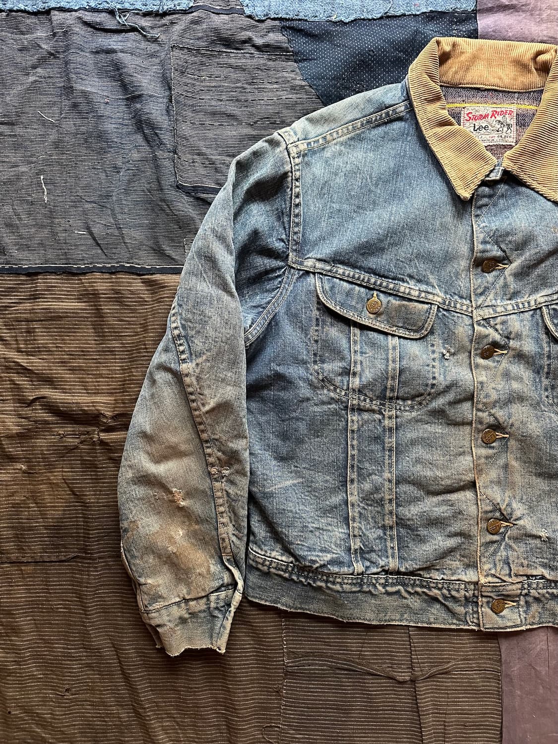 44) 70s USA LEE 빈티지 리 101LJ 스톰라이더 데님 자켓 상품이미지3