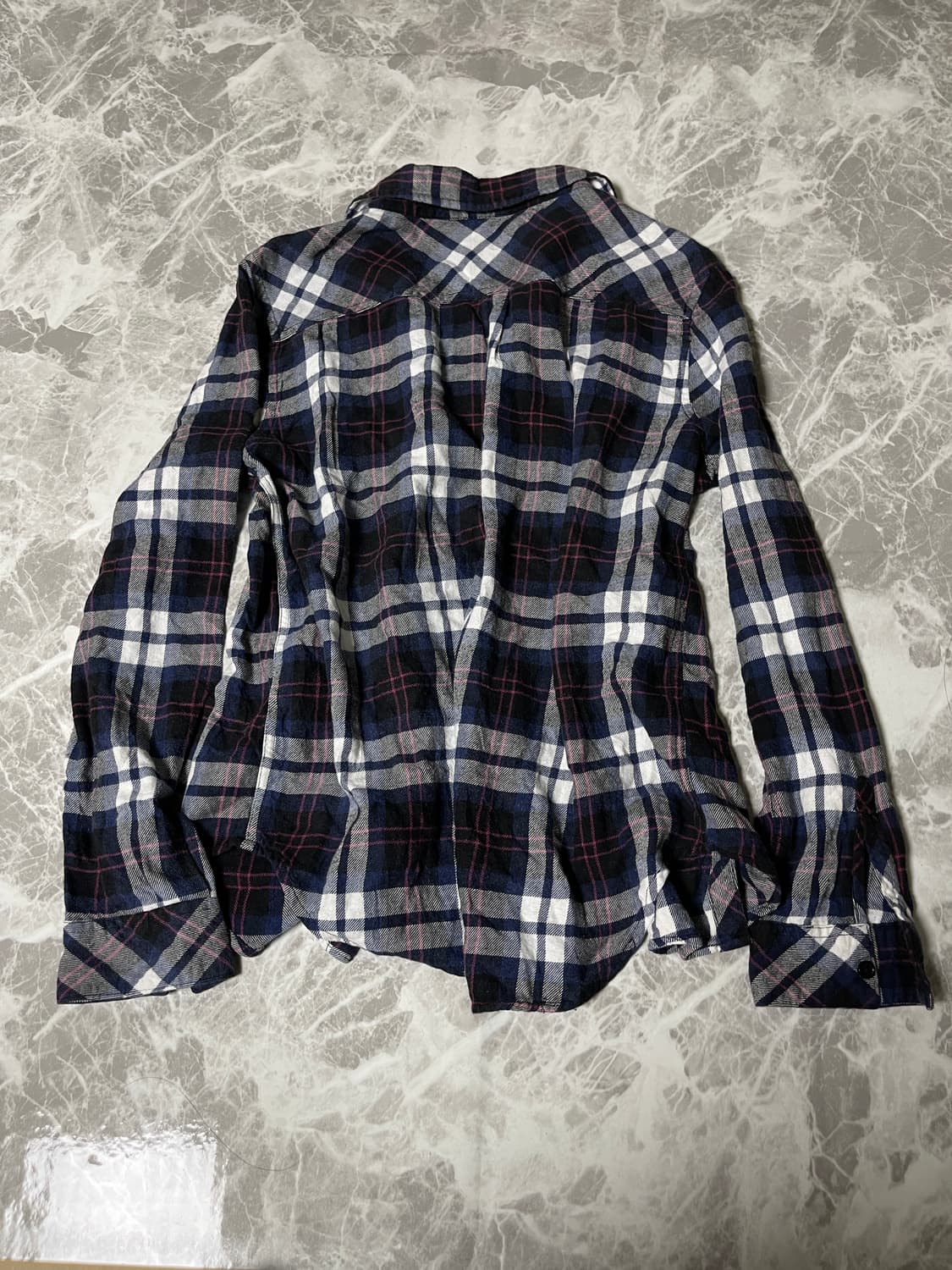 00's punk check shirts 상품이미지5