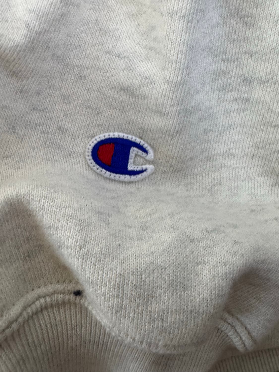 챔피온 리버스위브 오트밀 후드티 오트밀 M 상품이미지4