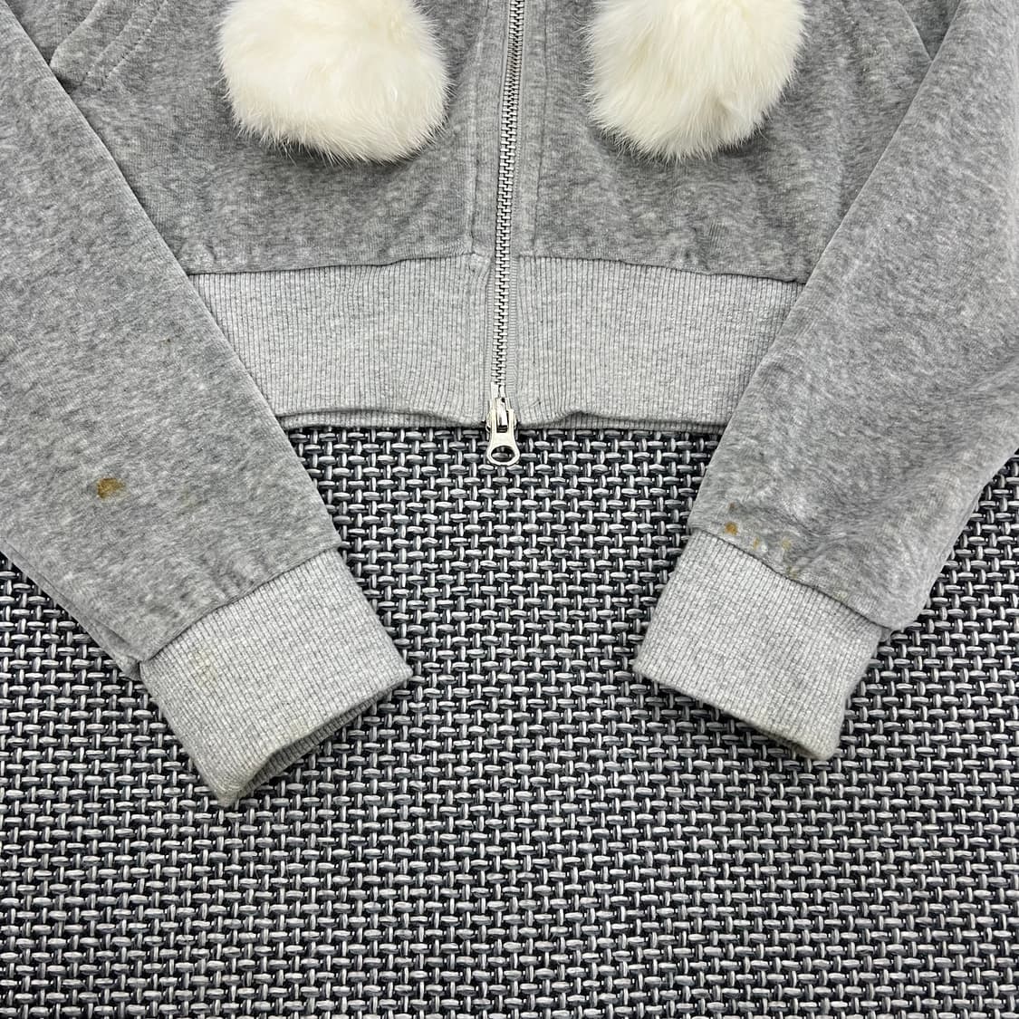 지제뮤지엄 벨벳 후드집업 상품이미지2