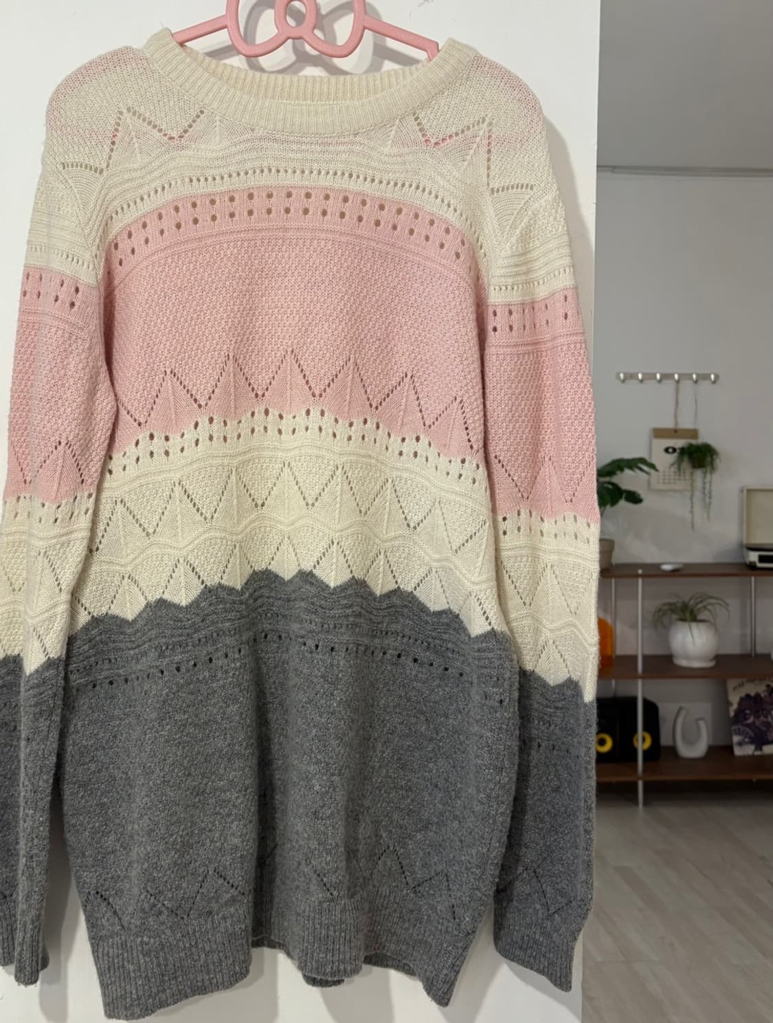 VTG 핑크 니트 상품이미지3