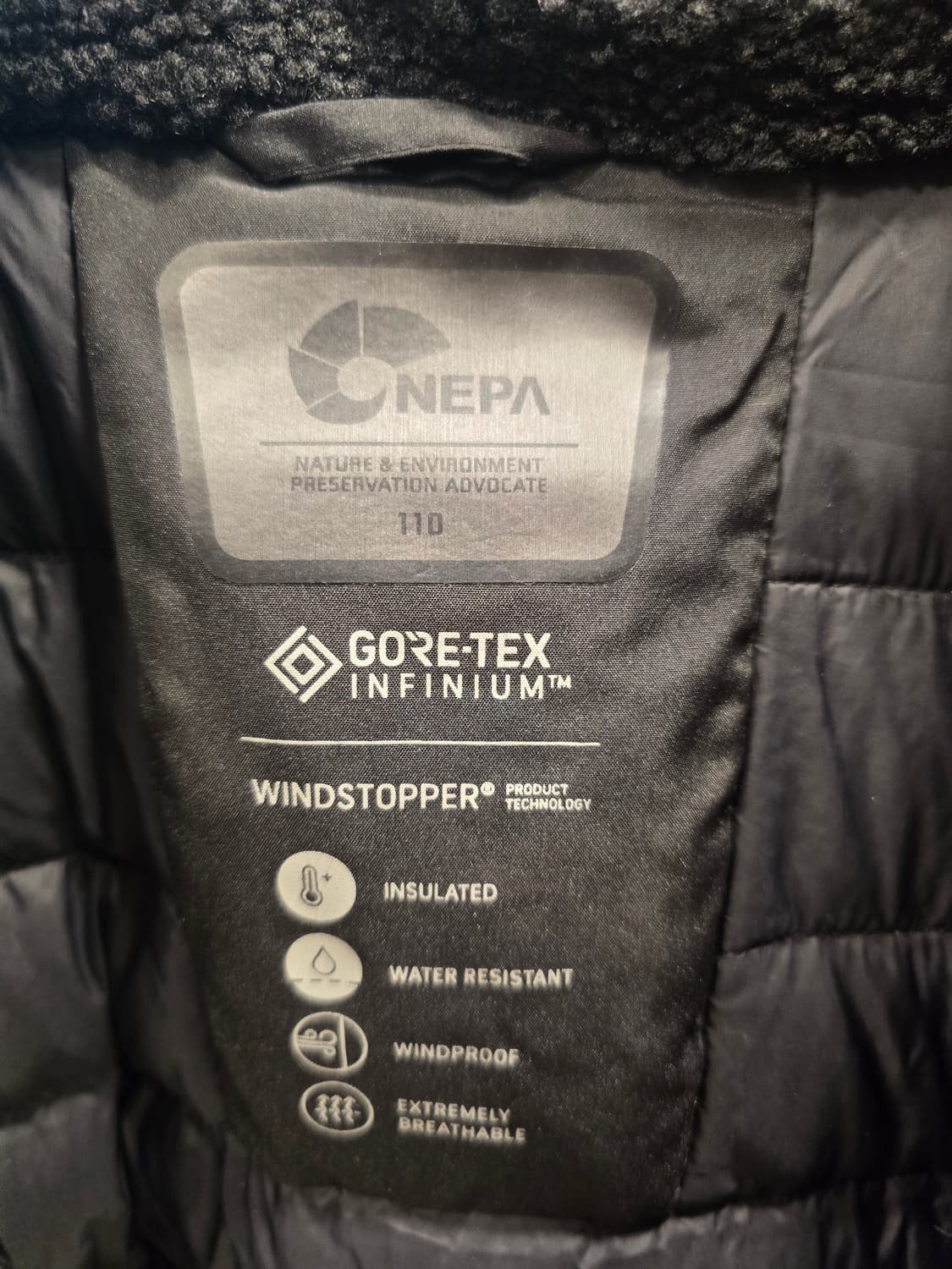 네파 여성 고어텍스 윈드스토퍼 구스다운 롱패딩 105 상품이미지8