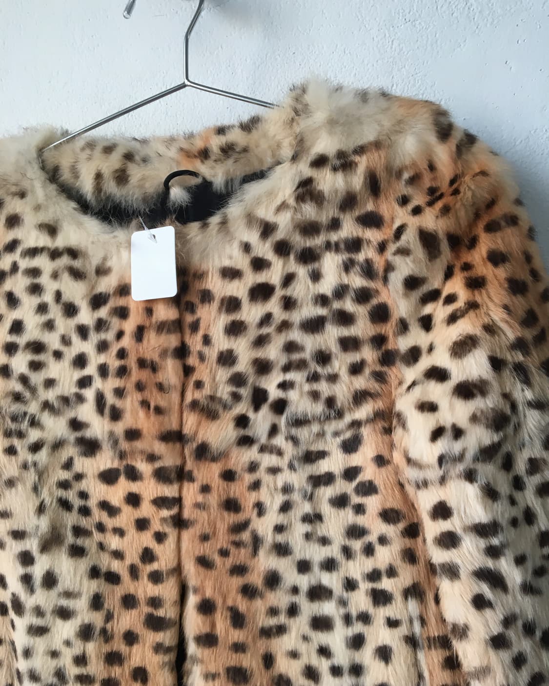 Rabbit fur leopard pattern jaacket 상품이미지4