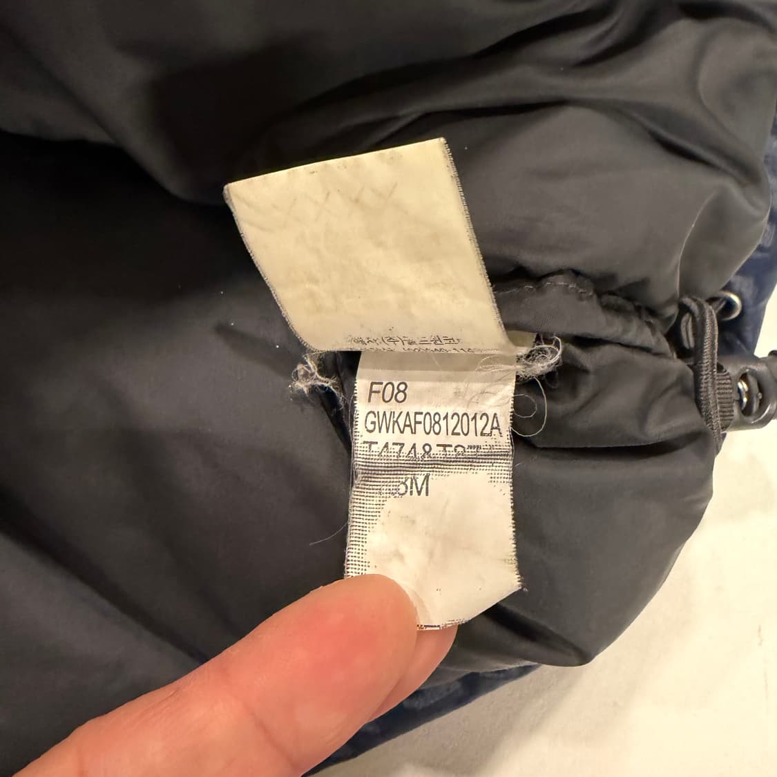 [S] 08s 노스페이스 700 눕시 구형 패딩 네이비/그레이 B341 상품이미지10