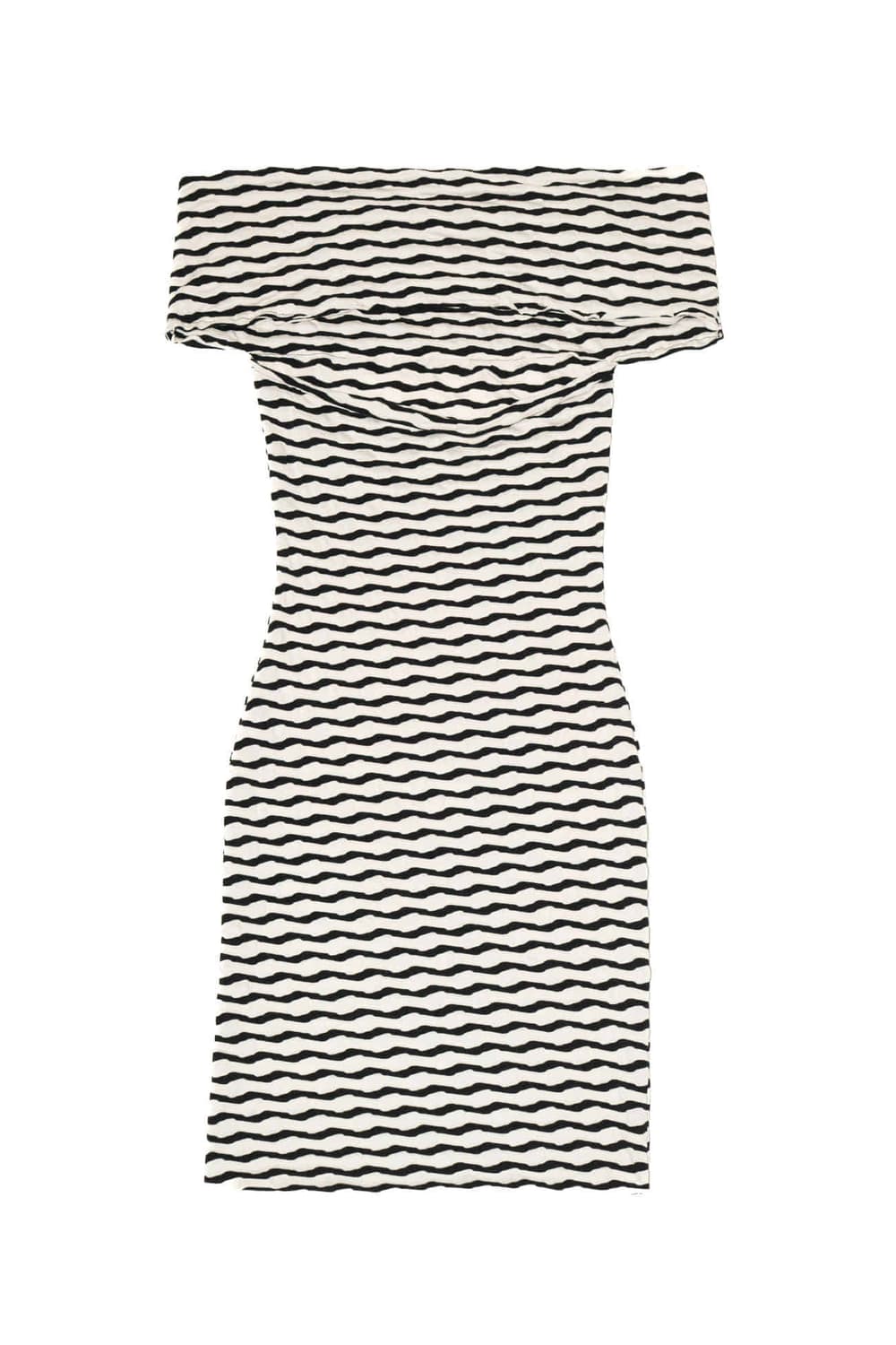 jaeshin 스트라이프 홀터드레스 원피스 오프숄더 상품이미지9