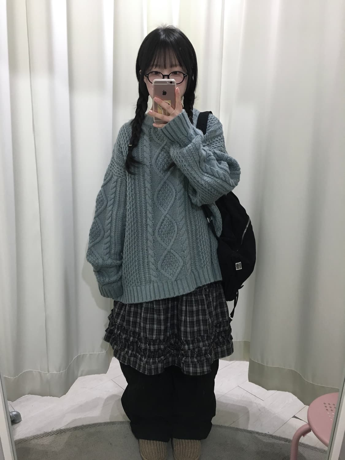 rageblue 꽈배기 오버핏 니트 상품이미지2