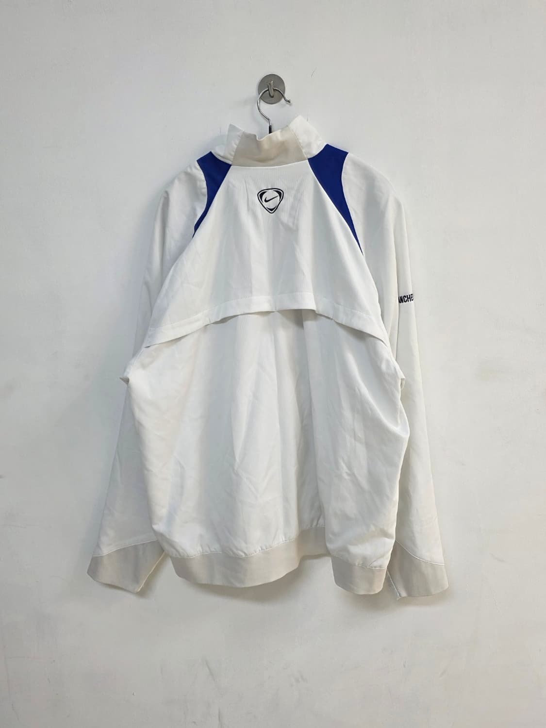 나이키 맨유 트레이닝탑 바람막이 흰파 상품이미지5