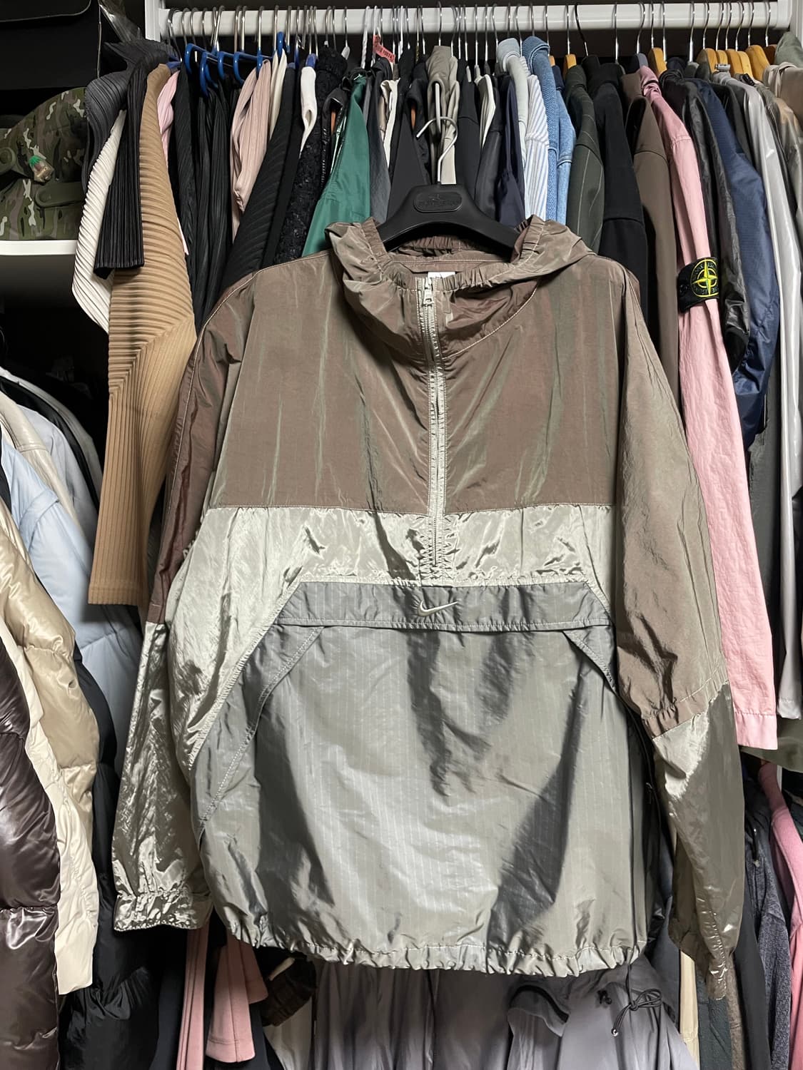 [해외xl] 나이키 메이드 인 이태리 아노락 나일론메탈 자켓 리저록 상품이미지1