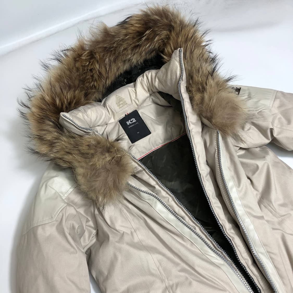 K2 구스다운 후드퍼 코트 패딩 S 상품이미지2